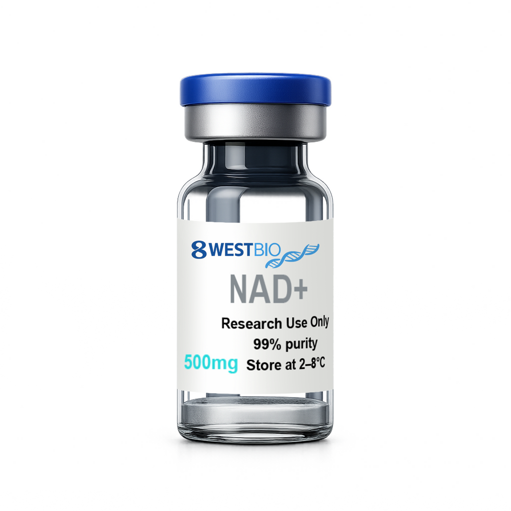NAD+ research material 500 mg vial